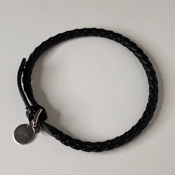 Bottega Veneta black leather choker - Picture 3 of 4